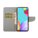 Custodia portafoglio in pelle per Samsung Galaxy A53