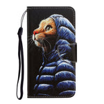 Custodia portafoglio in pelle per OPPO A16