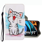 Custodia portafoglio in pelle per Xiaomi Redmi 9T