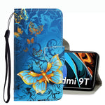 Custodia portafoglio in pelle per Xiaomi Redmi 9T