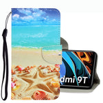 Custodia portafoglio in pelle per Xiaomi Redmi 9T
