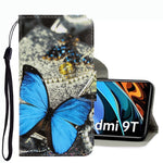 Custodia portafoglio in pelle per Xiaomi Redmi 9T