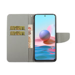 Custodia portafoglio in pelle per Xiaomi Redmi Note 10 4G