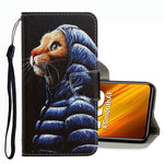 Custodia portafoglio in pelle per Xiaomi Poco X3 NFC
