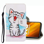 Custodia portafoglio in pelle per Xiaomi Poco X3 NFC