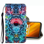 Custodia portafoglio in pelle per Xiaomi Poco X3 NFC