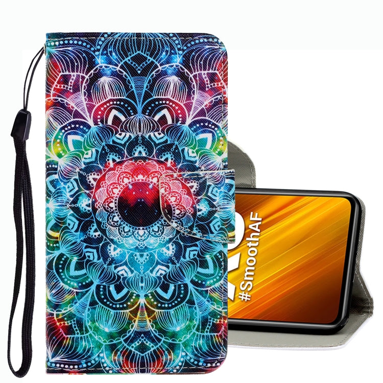 Custodia portafoglio in pelle per Xiaomi Poco X3 NFC
