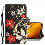 Custodia portafoglio in pelle per Xiaomi Poco X3 NFC