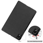 Custodia per tablet in pelle Custer Texture con supporto a tre pieghe, For Lenovo Legion Y700