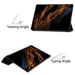 Custodia in pelle con supporto per Samsung Galaxy Tab S8 Ultra