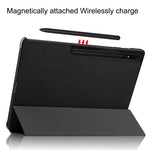 Custodia in pelle con supporto per Samsung Galaxy Tab S8 Ultra