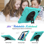 Custodia in silicone con presa rotante per Samsung Galaxy Tab A8