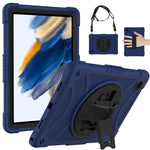 Custodia in silicone con presa rotante per Samsung Galaxy Tab A8