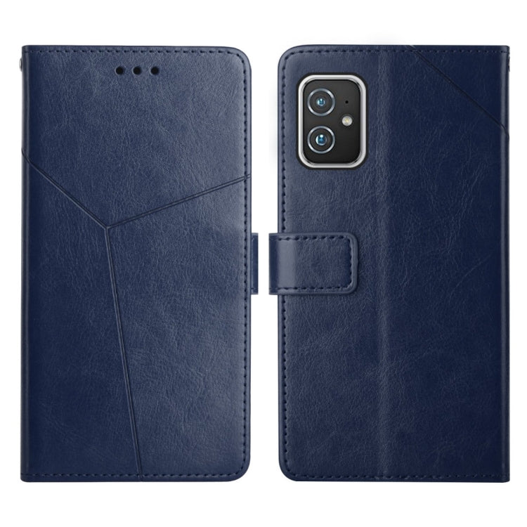 Custodia per telefono in pelle flip orizzontale con cuciture a Y, For Asus ROG Phone 3, For Asus ROG Phone 5, For Asus Smartphone for Snapdragon Insiders, For Asus Zenfone 8