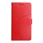 Custodia per telefono in pelle flip orizzontale con cuciture a Y, For Sharp Aquos V6 / V6 Plus