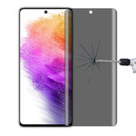 Pellicola vetro temperato anti-peeping per Samsung Galaxy A22 5G