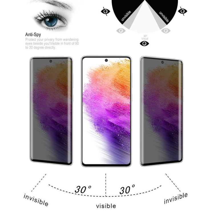 Pellicola vetro temperato anti-peeping per Samsung Galaxy A22 5G