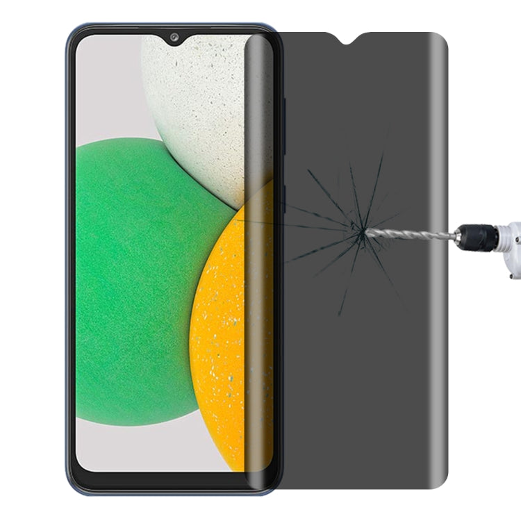 Pellicola vetro temperato anti-peeping per Samsung Galaxy A22 5G