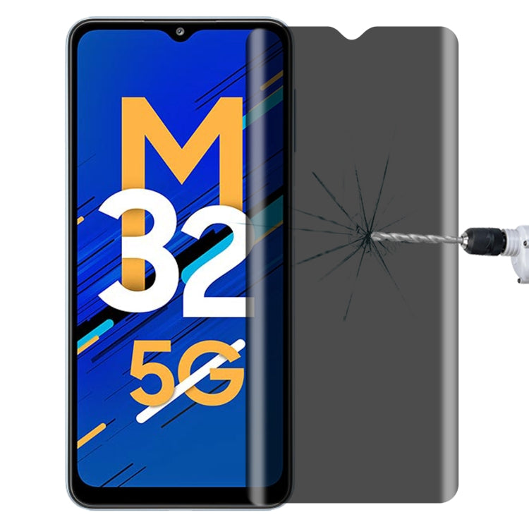 Pellicola vetro temperato anti-peeping per Samsung Galaxy A22 5G