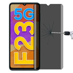 Pellicola vetro temperato anti-peeping per Samsung Galaxy A22 5G