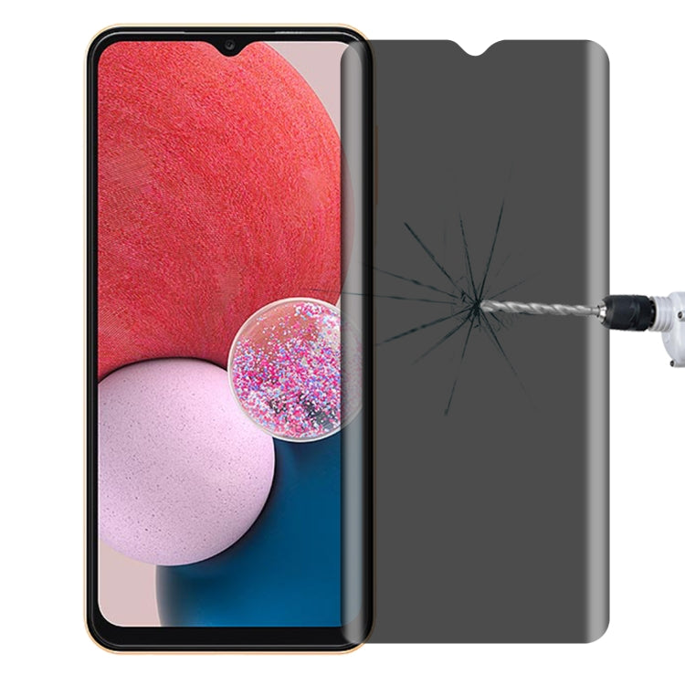 Pellicola vetro temperato anti-peeping per Samsung Galaxy A22 5G