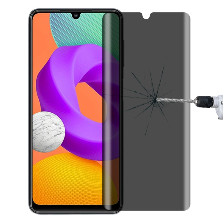 Pellicola vetro temperato anti-peeping per Samsung Galaxy A22 5G