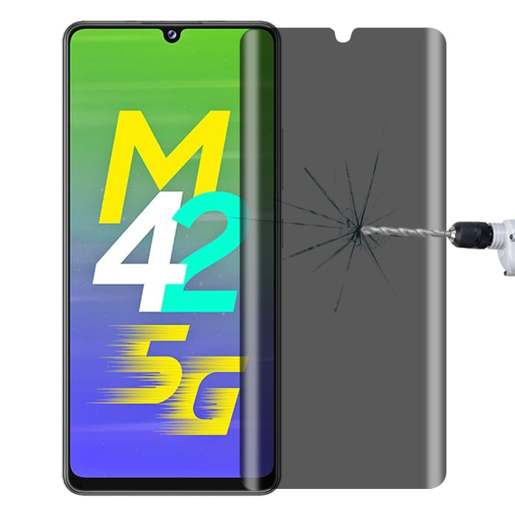 Pellicola vetro temperato anti-peeping per Samsung Galaxy A22 5G