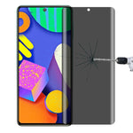 Pellicola vetro temperato anti-peeping per Samsung Galaxy A22 5G