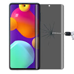 Pellicola vetro temperato anti-peeping per Samsung Galaxy A22 5G