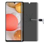Pellicola vetro temperato anti-peeping per Samsung Galaxy A22 5G