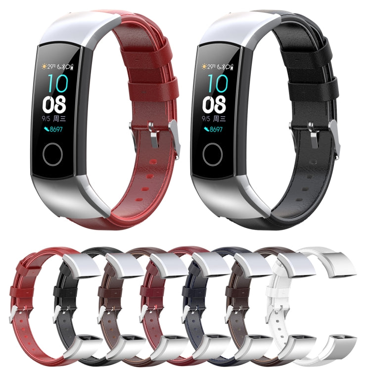 Cinturino in pelle cerata per Huawei Band 3e
