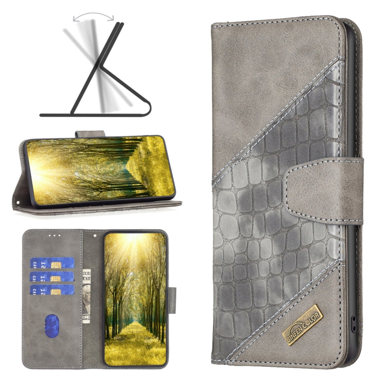 Custodia per telefono in pelle PU con texture coccodrillo abbinata, For Nokia G11 / G21