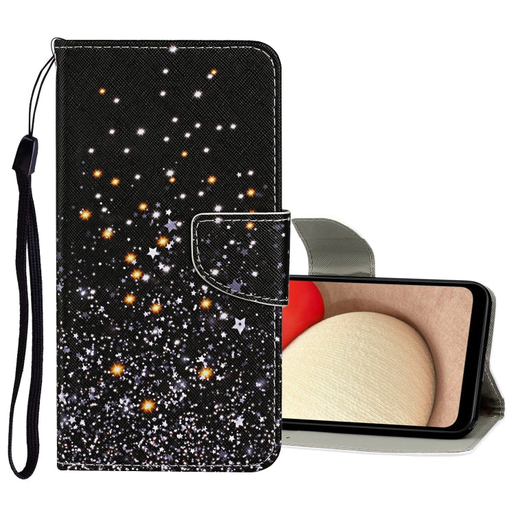 Custodia in pelle con motivo a disegno colorato, For Samsung Galaxy A02, For Samsung Galaxy A03s US Version
