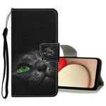 Custodia portafoglio in pelle per Samsung Galaxy A12