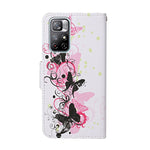 Custodia in pelle con motivo colorato per Xiaomi Redmi Note 11 China e Xiaomi