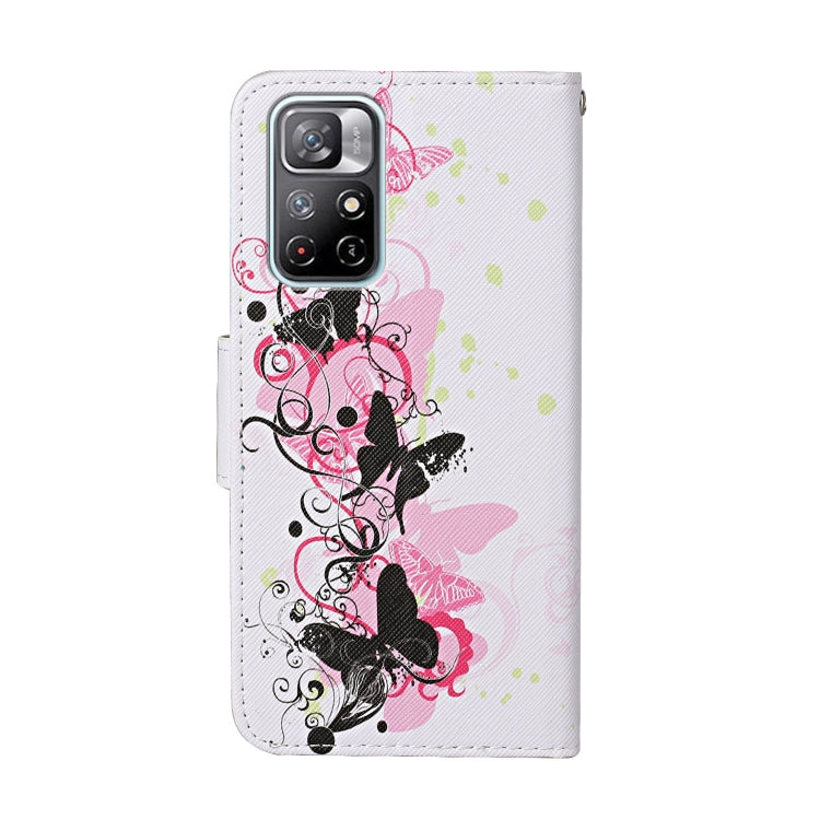 Custodia in pelle con motivo colorato per Xiaomi Redmi Note 11 China e Xiaomi