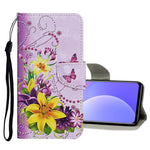 Custodia in pelle con motivo colorato per Xiaomi Redmi Note 11 China e Xiaomi