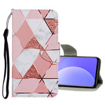 Custodia in pelle con motivo colorato per Xiaomi Redmi 10 2022 e K40