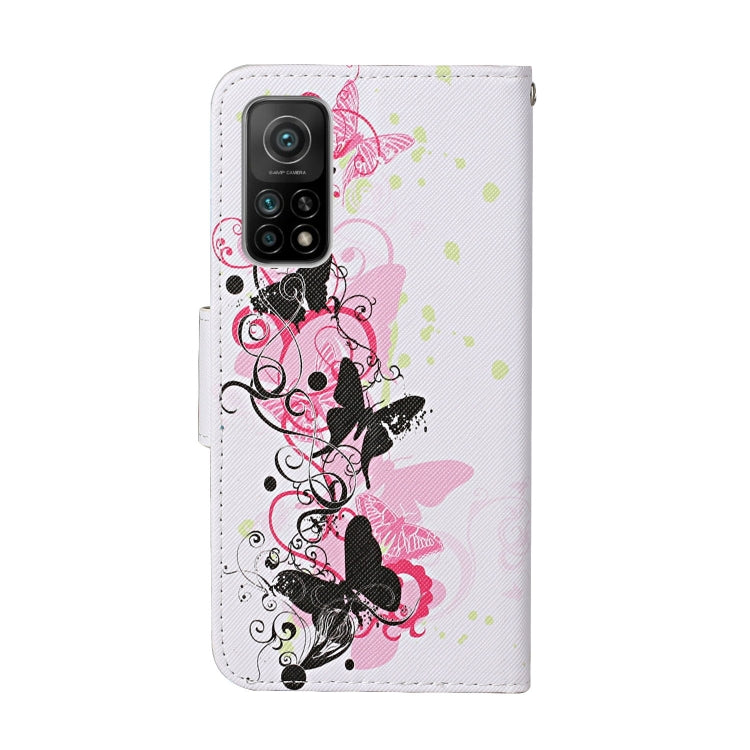 Custodia in pelle con motivo colorato per Xiaomi Mi 10T / 10T Pro e Lite 5G