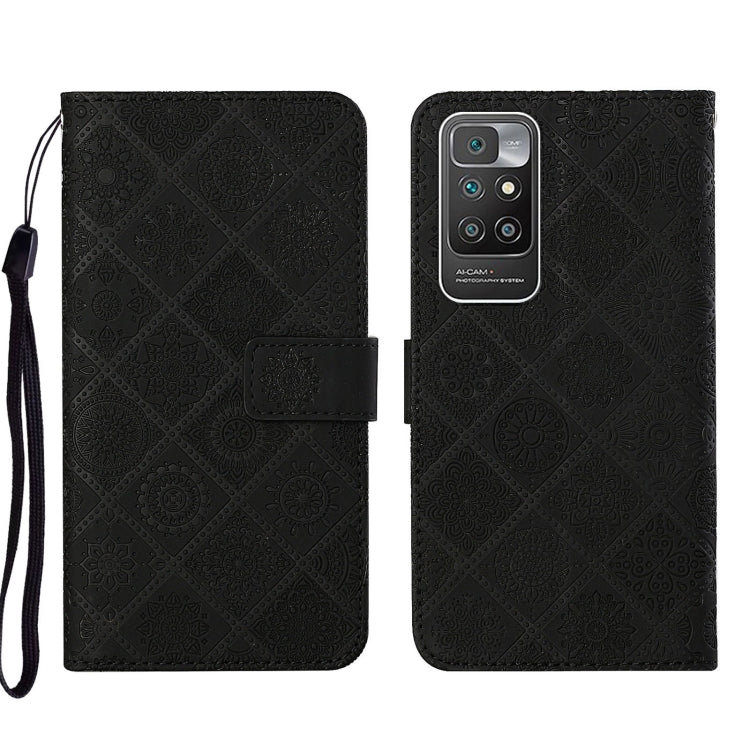Custodia per cellulare in pelle con motivo goffrato stile etnico per Xiaomi