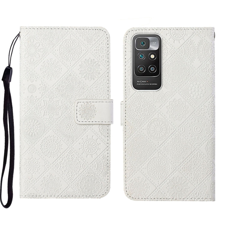Custodia per cellulare in pelle con motivo goffrato stile etnico per Xiaomi