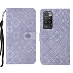 Custodia per cellulare in pelle con motivo goffrato stile etnico per Xiaomi
