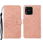 Custodia per cellulare in pelle con motivo goffrato stile etnico per Xiaomi