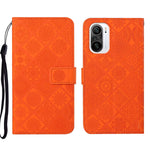 Custodia per cellulare in pelle con motivo goffrato stile etnico per Xiaomi