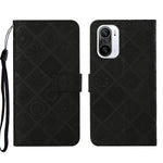 Custodia per cellulare in pelle con motivo goffrato stile etnico per Xiaomi