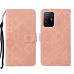 Custodia pelle goffrata stile etnico per Xiaomi Mi 11T