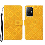 Custodia pelle goffrata stile etnico per Xiaomi Mi 11T