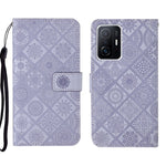Custodia pelle goffrata stile etnico per Xiaomi Mi 11T