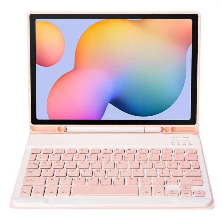 Custodia tastiera Bluetooth in pelle con slot penna per Samsung Galaxy Tab S6