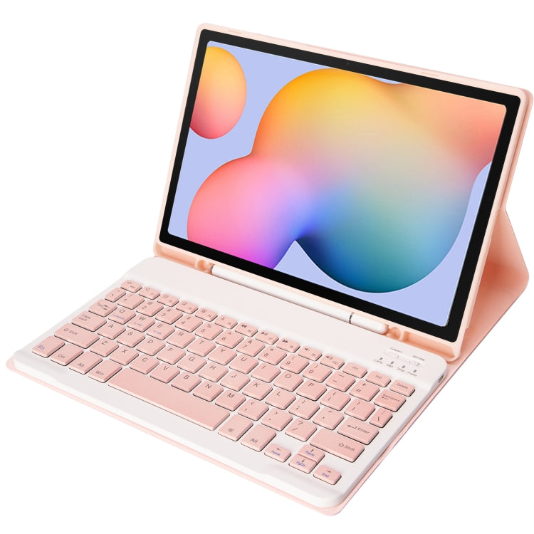 Custodia tastiera Bluetooth in pelle con slot penna per Samsung Galaxy Tab S6